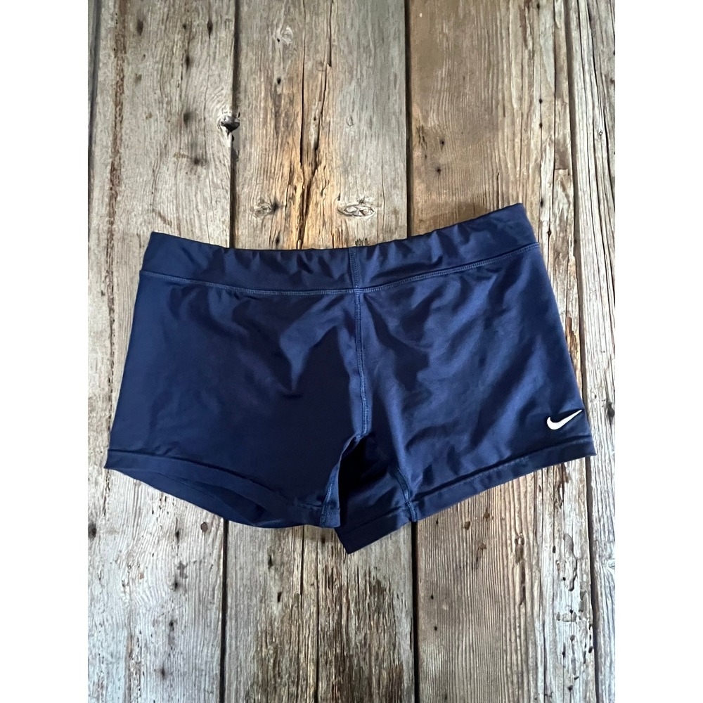 Nike Dri-FIT Womens Navy Blue Compression Volleyball Training Shorts XL‎ TG EG